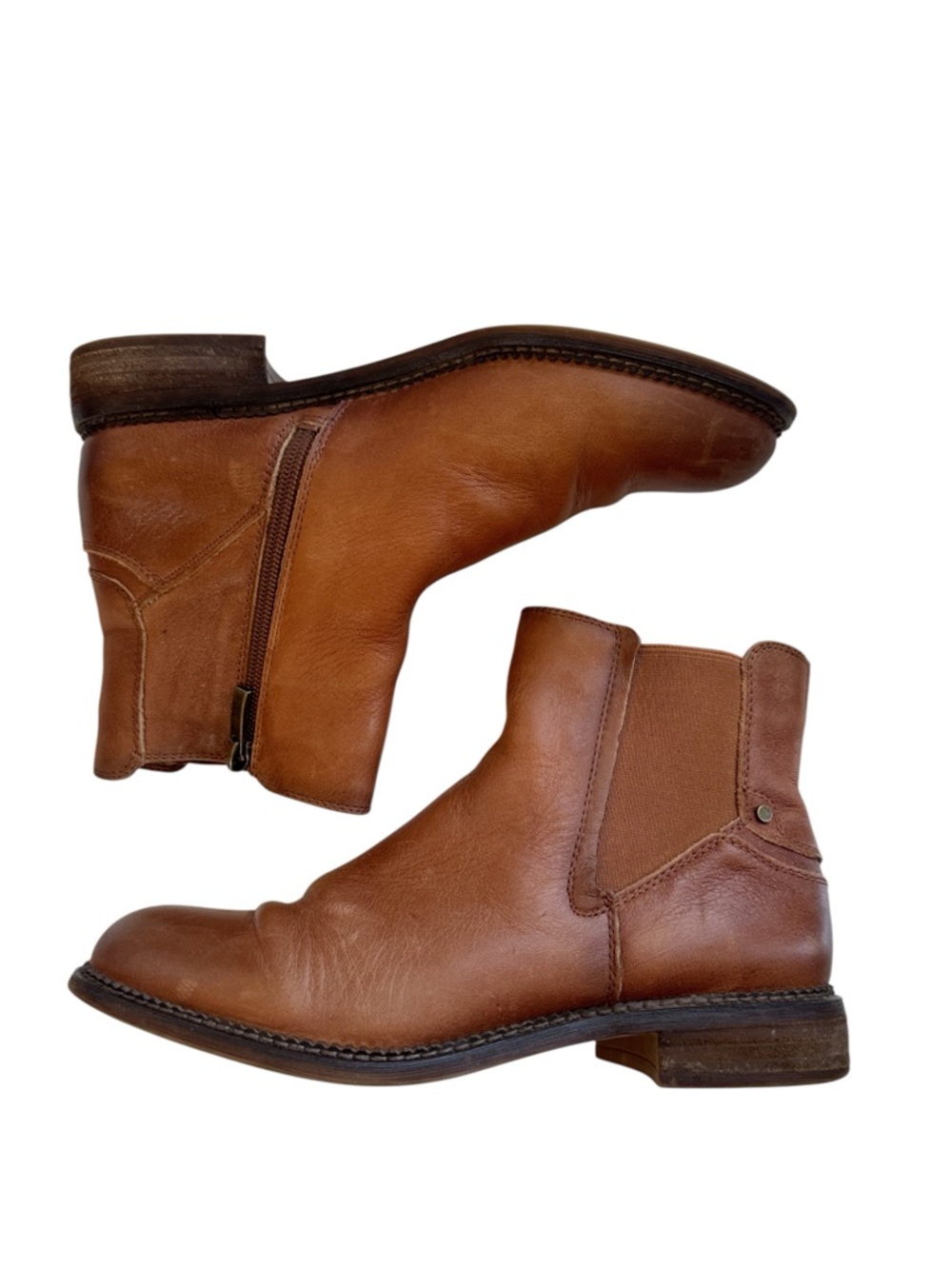 Franco Sarto Women’s Horrace Leather Bootie SIZE 7.5
